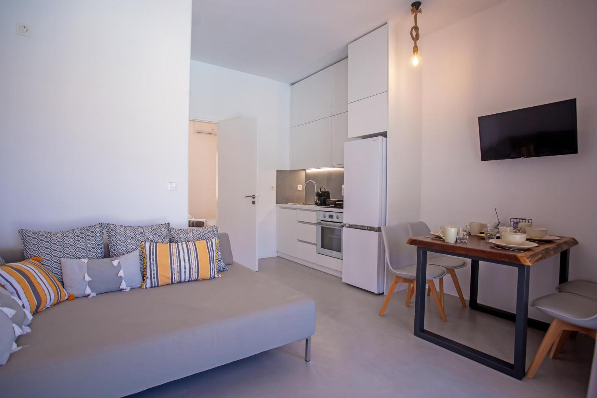 Terra White Seaview Pool Apartments & Suites Mykonos Town Екстер'єр фото
