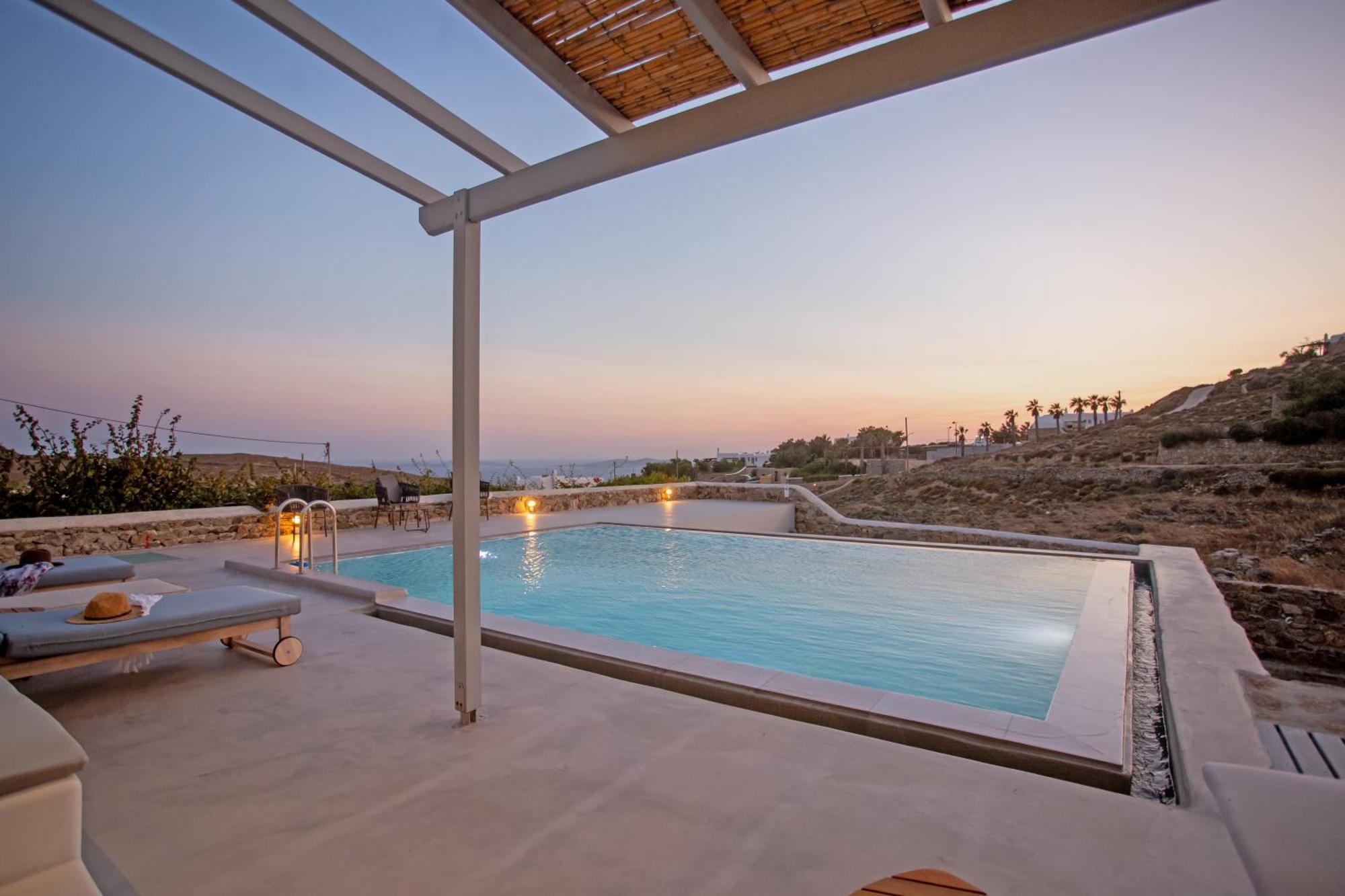 Terra White Seaview Pool Apartments & Suites Mykonos Town Екстер'єр фото